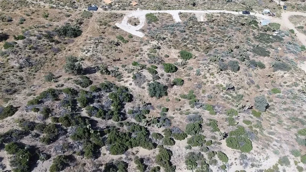 looking from top of parcel down .