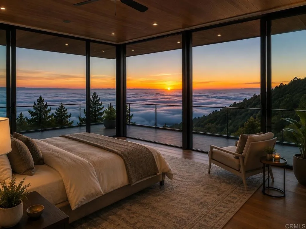 Imagine relaxing with this actual panorama view to the Pacific... Artist rendition on vacant land.
