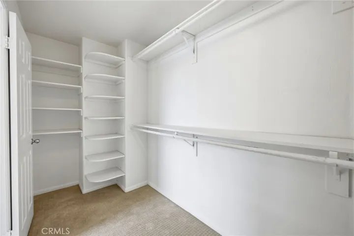 Main bedroom walk in closet
