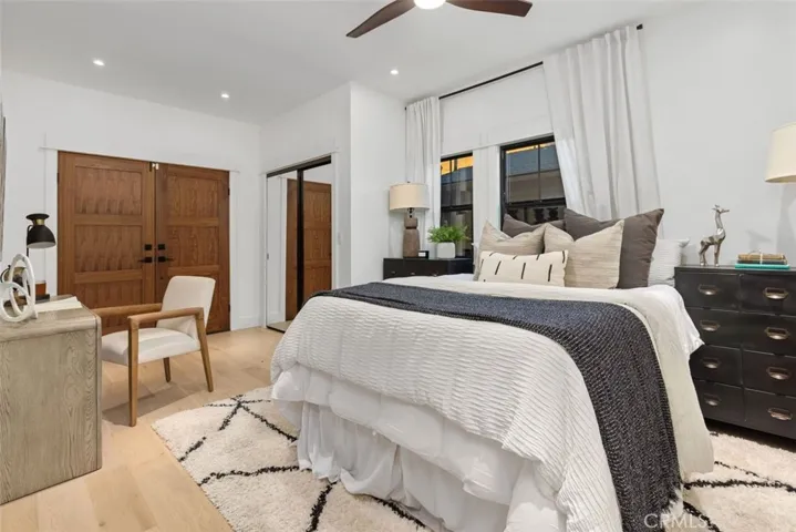 Bedroom 2 - Exterior French Doors to backyard