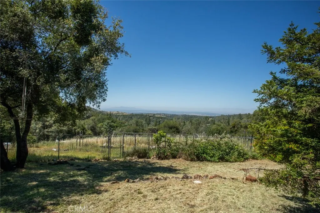 large garden area