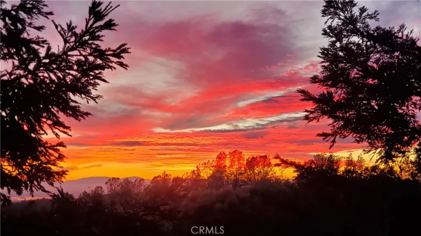 one of the many beautiful sunsets seen from this home