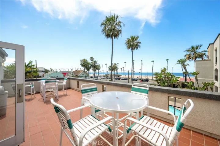 View from the fitness center balcony