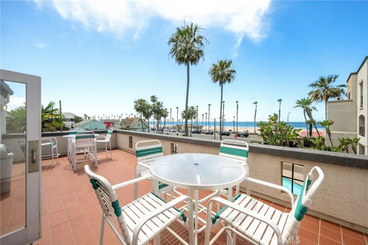 View from the fitness center balcony