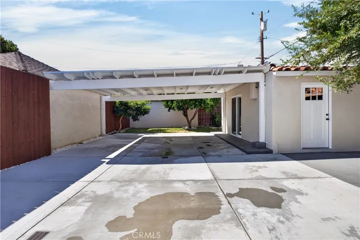 Back Yard & the ADU on the right