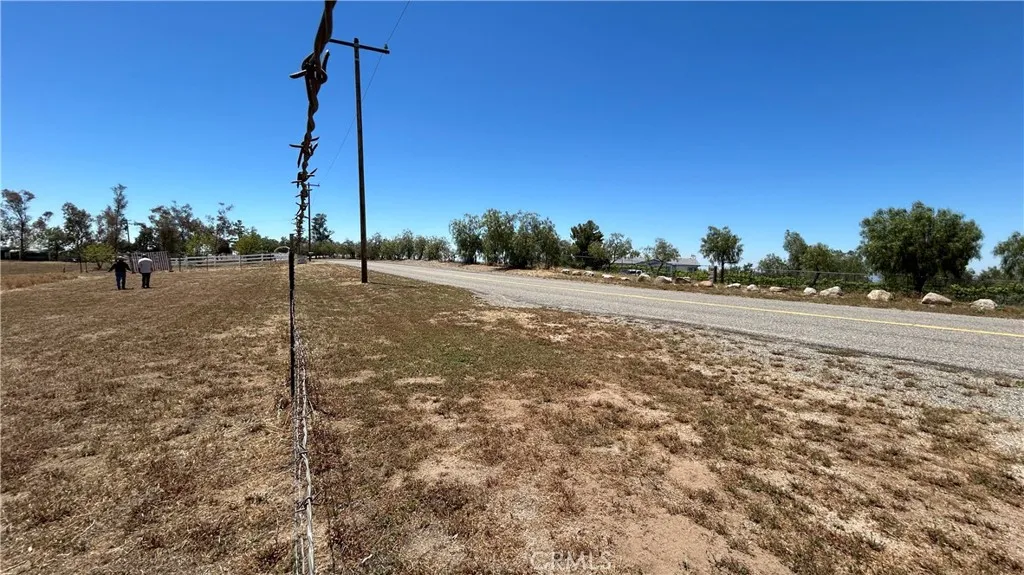 Paved main road to the property