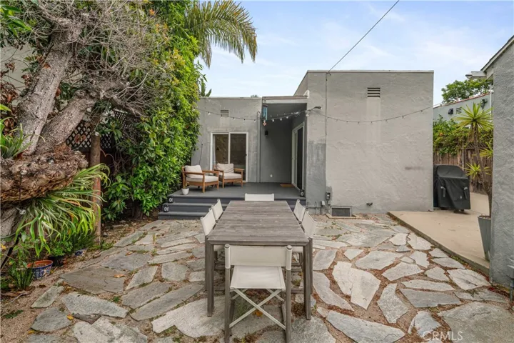 Backyard patio