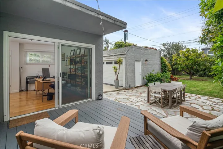 Backyard patio