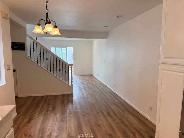 View from Kitchen to living space