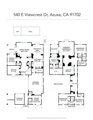 540 E Viewcrest Drive, Azusa, California 91702