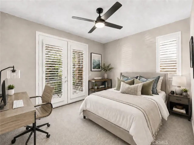 Virtually Staged - Main floor Bedroom