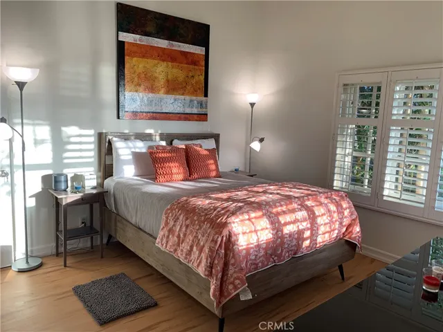 Bedroom 2, but often used as primary because of view of Laguna Cove