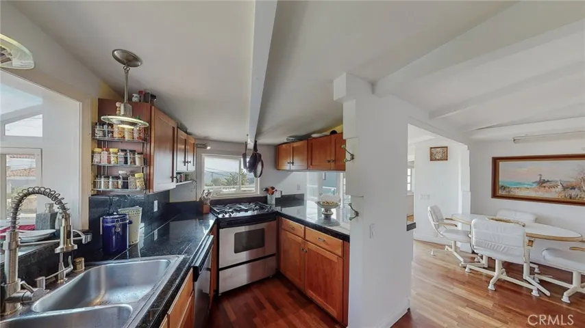 Kitchen (with ocean view from window)