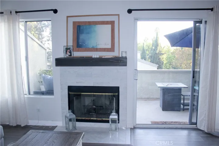 Fireplace in livingroom