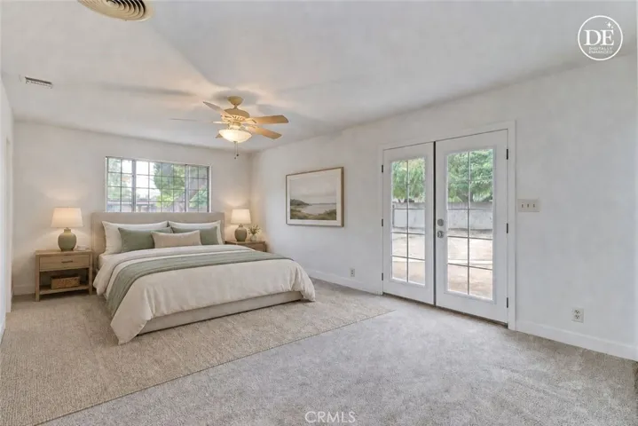 Primary Bedroom virtually staged
