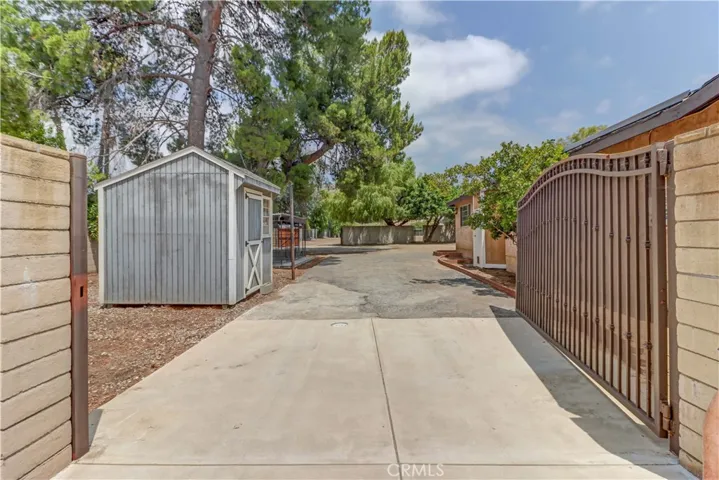 Gate to back yard