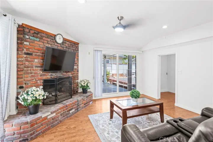 Bonus room with fireplace