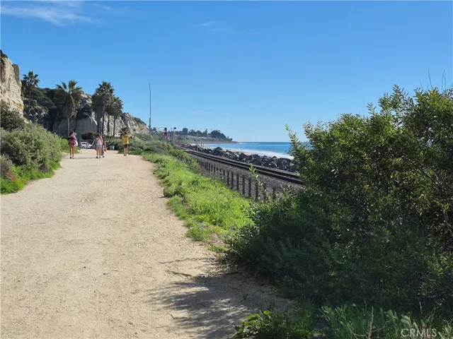 Beginning of beach trail.