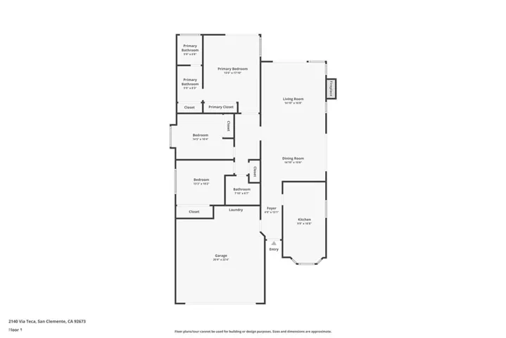 2140 Via Teca floorplan