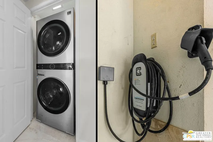 laundry and EV charger