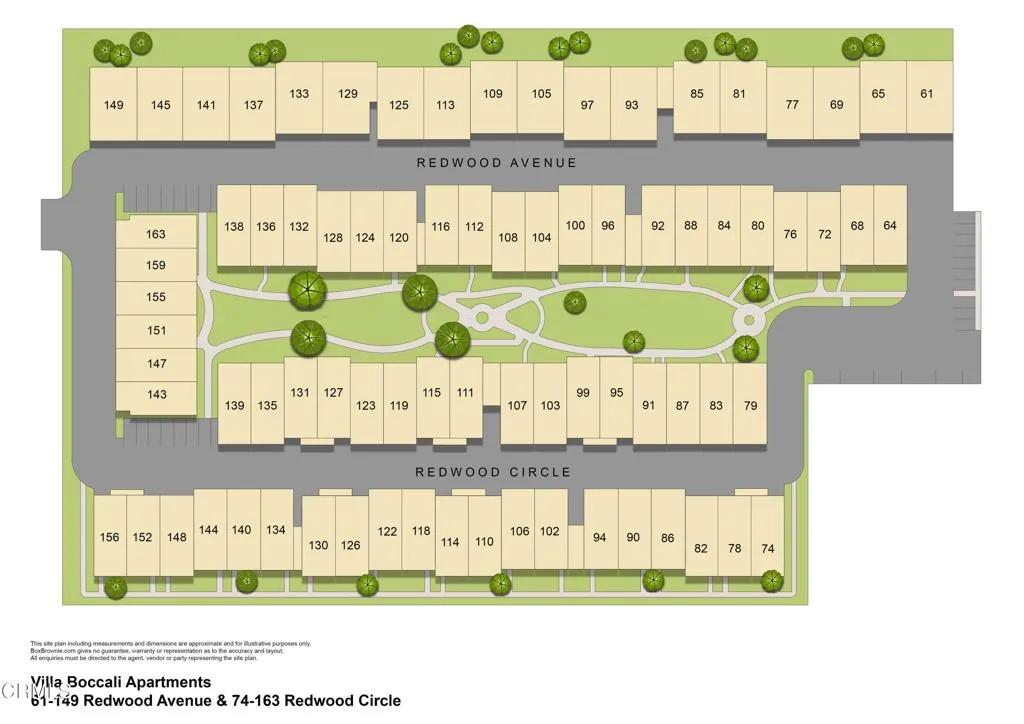 Villa Boccali Site Plan - BB Coloration