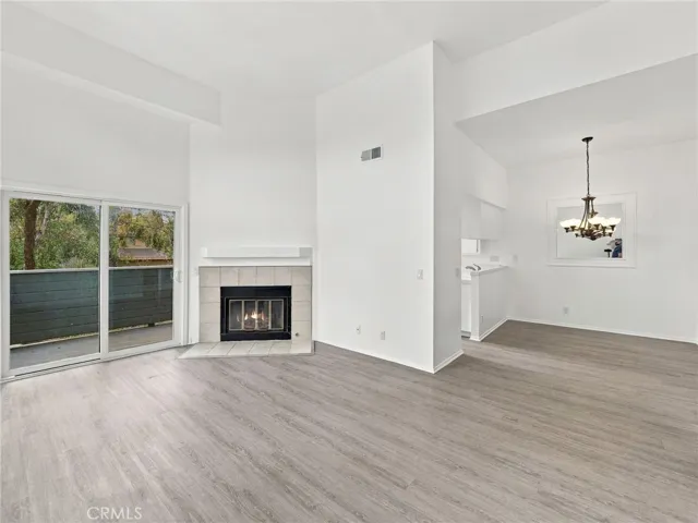 Living Room with Spacious Balcony