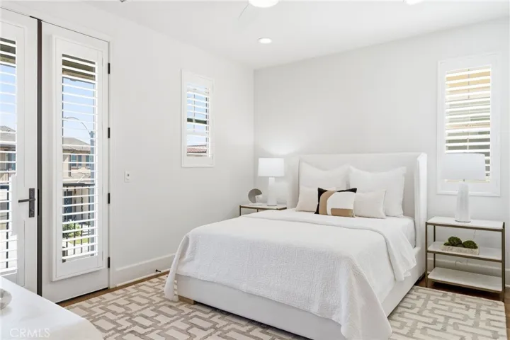 Bedroom 4 with Balcony on Floor 2