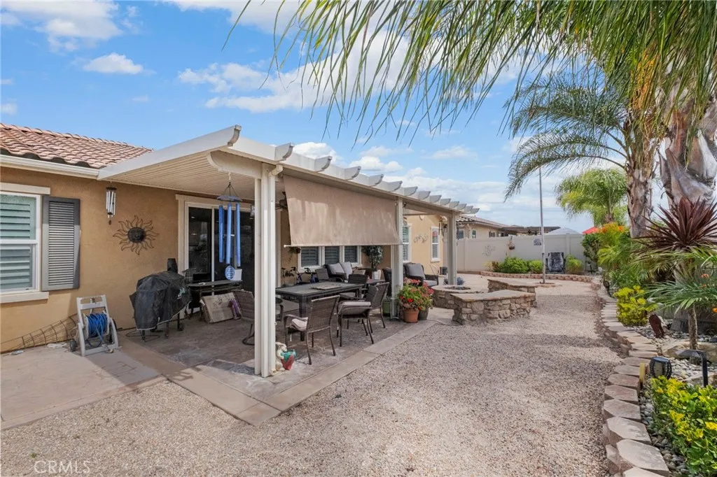 Covered patio