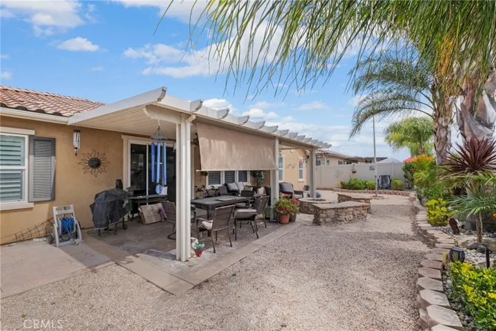 Covered patio