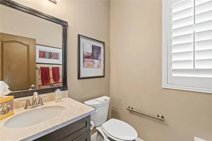1/2 bath in hall.