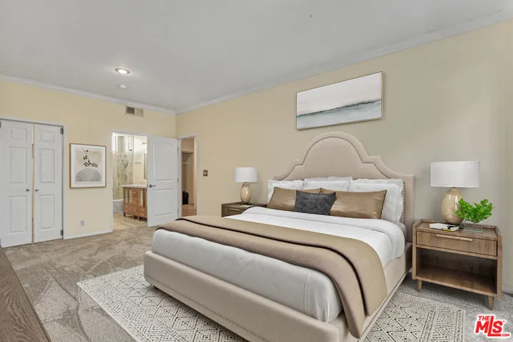 Digitally Staged Bedroom