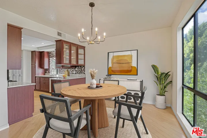 Digitally Staged Dining Room