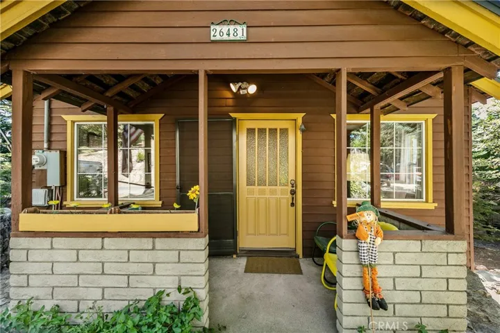 Covered front porch