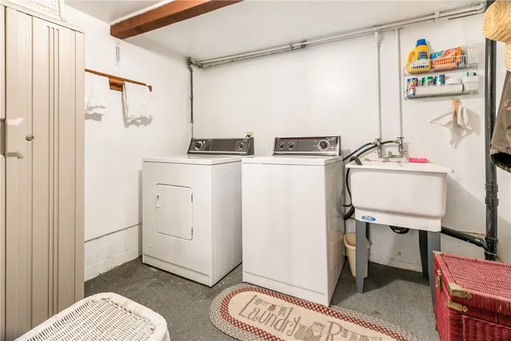 laundry Room under house