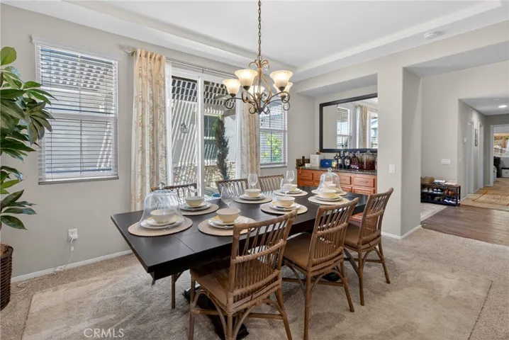 formal dining area