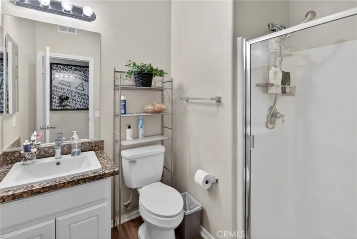 bathroom near garage