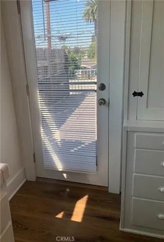 2626 Upper Unit kitchen door to rooftop deck