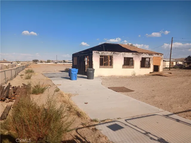 Front of existing structure