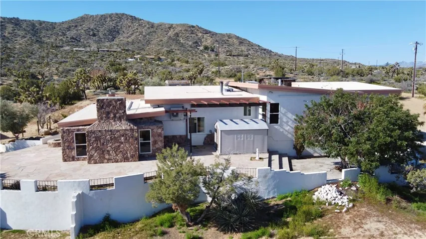 North side of the house.