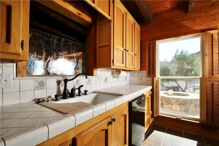 Kitchen sink and counters