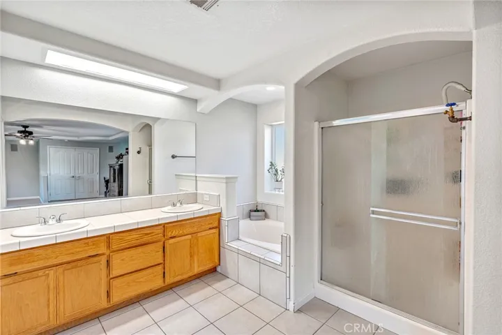 Primary Bath with Separate Shower and Tub