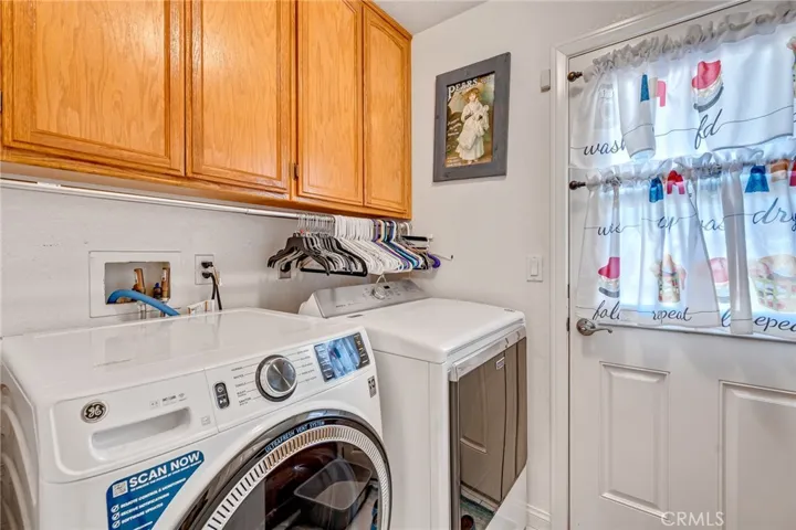 Laundry Room and Door to Backyard