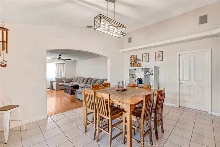 Dining Area with View of Living Room