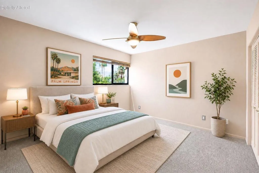 Bedroom 2 - Vitually Staged