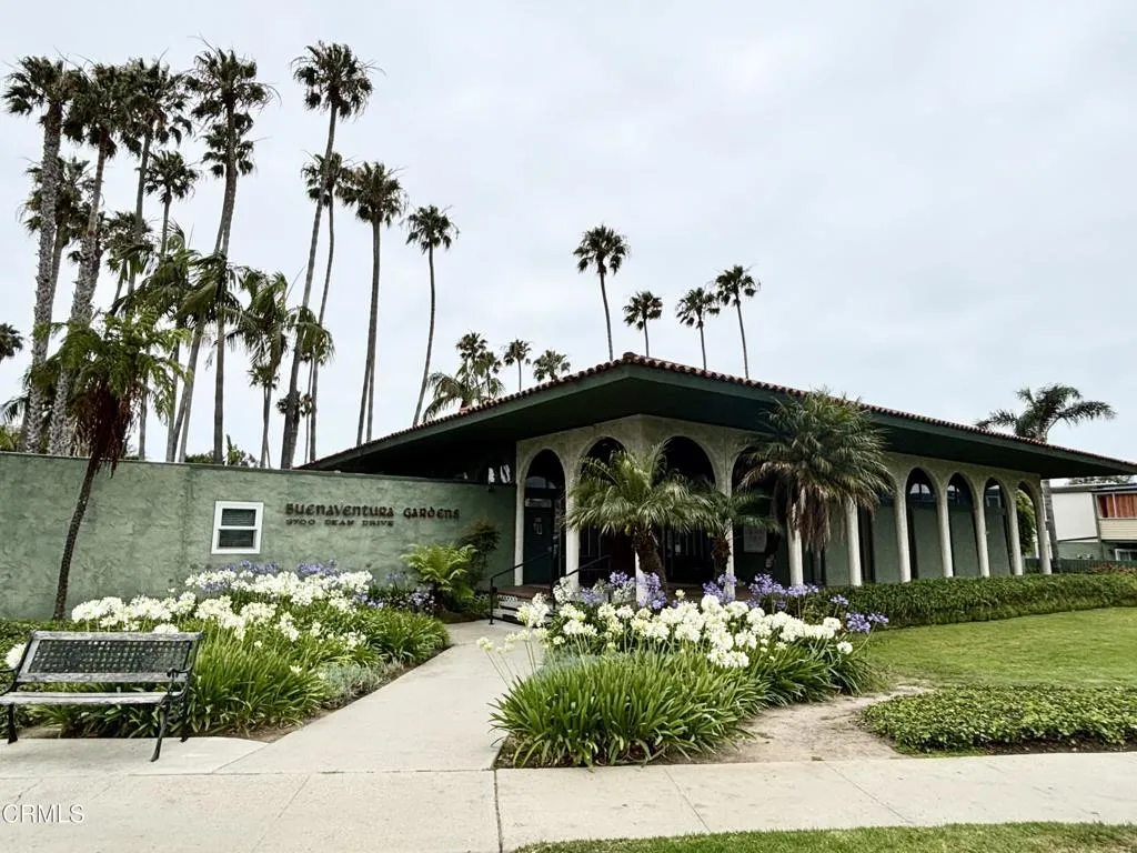 Front of complex