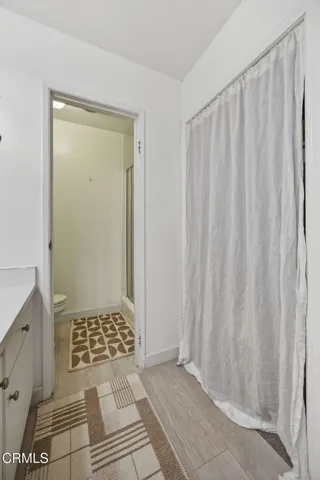 primary bathroom area