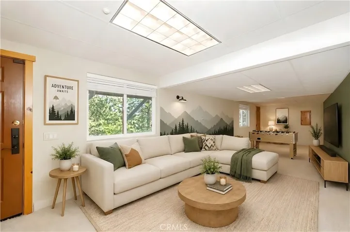 Family/Game Room - Virtually Staged