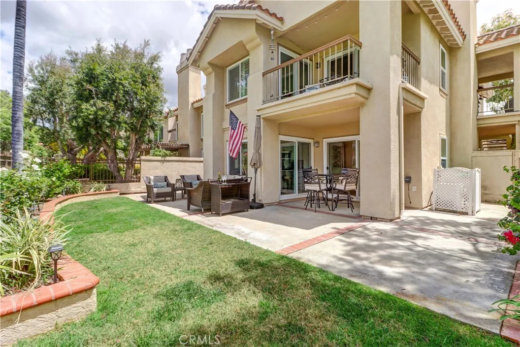 Large private back yard.