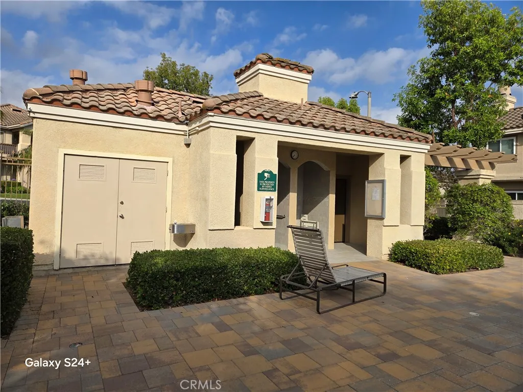 Entrance to the Restrooms at the association pool and spa