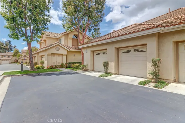 One car attached garage (far left).